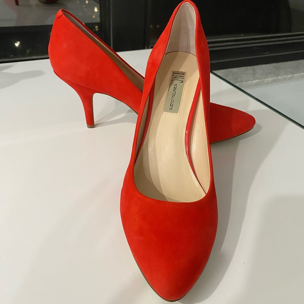 INC International Concepts bright red pumps. Size 9.5